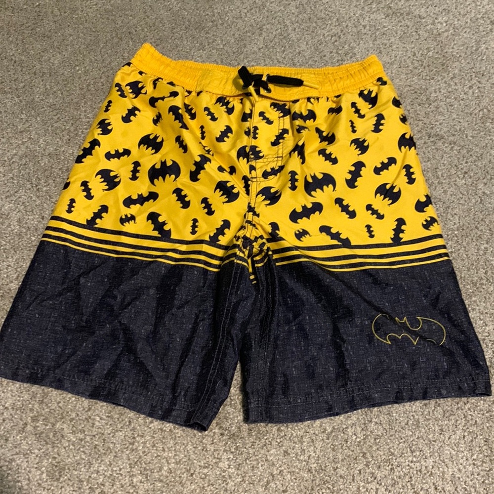 Batman swim trunks